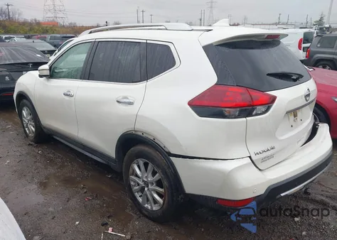 2019 Nissan Rogue Sv z USA, uszkodzony, nr VIN JN8AT2MT9KW256038